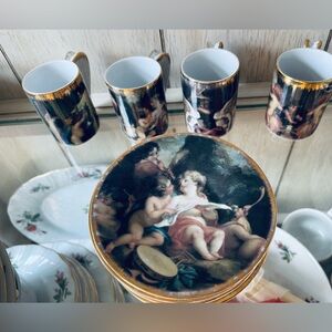 Vintage Set Gold Trim